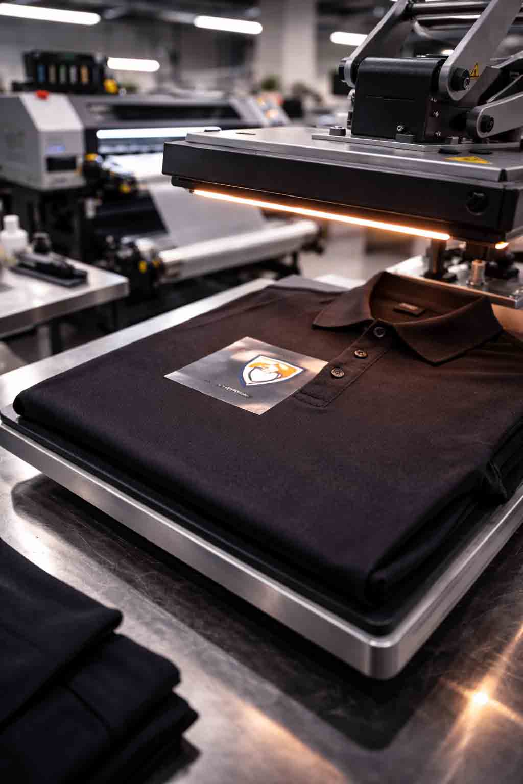 dtf print on polo shirt